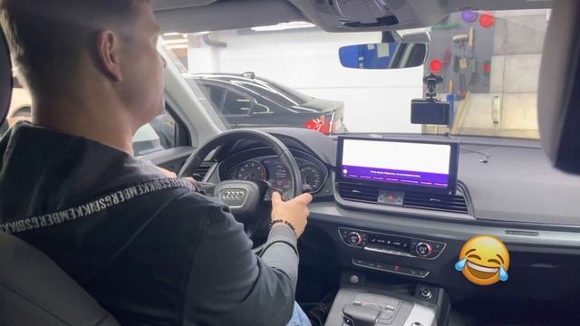 Android МАГНИТОЛА в Audi Q5 с Навигацией (Яндекс.Навигатор), телевидением, Ютуб + встроенный CarPla смотреть онлайн