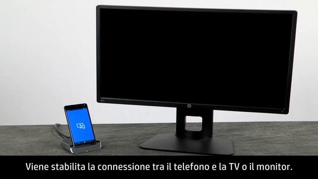 Connessione di HP Elite x3 a un display esterno con Microsoft Continuum con una connessione cablata смотреть онлайн