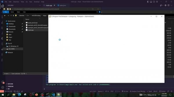 How to install Dear ImGUI on Visual Studio Code + MinGW + DirectX9!!!