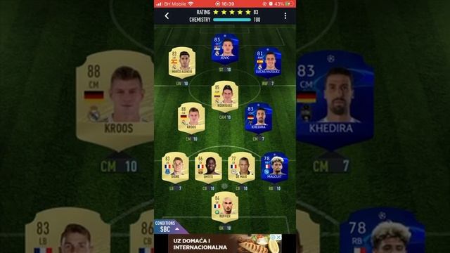 RAPHAEL VARANE SBC PACYBITS FUT20