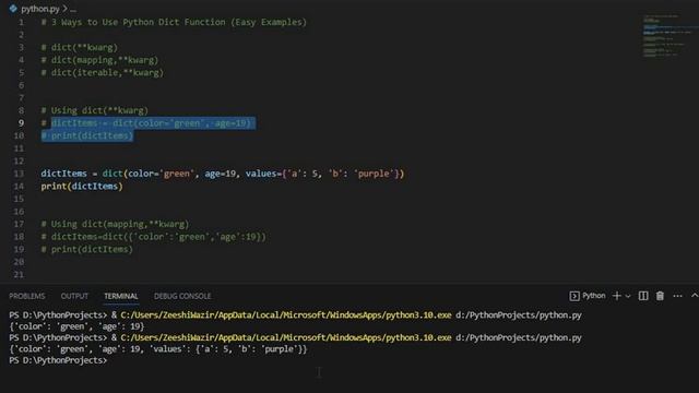 Python Dict to create Dictionary | 3 Ways to create Python Dictionary | Python Tutorial смотреть онлайн