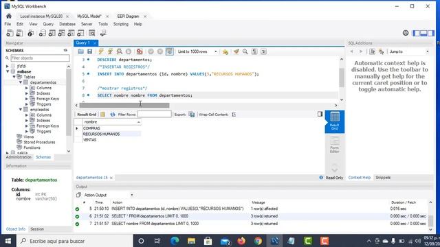 Agregar, eliminar, modificar y consultar registros en MySQL. смотреть онлайн