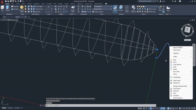 AutoCAD 3D, Autodesk, 3D Modeling, How to drawing screw, sketches смотреть онлайн
