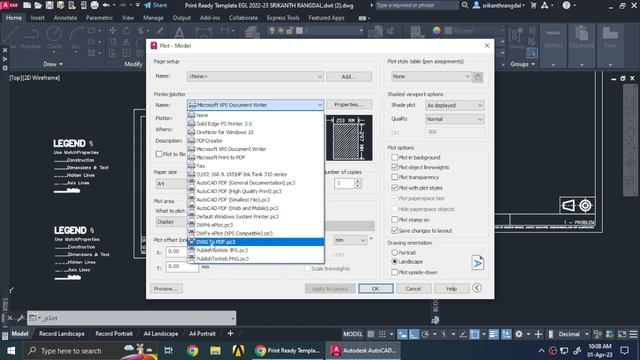 How to use AutoCAD Template for Engg Graphics | Srikanth Rangdal смотреть онлайн