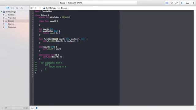 Swift - 2 - Iteration, properties, classes, objc interoperability, protocol, enum смотреть онлайн
