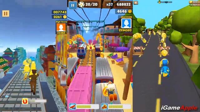 Subway Surfers JAKE vs POLICEMAN vs PJ MASKS Hero Run Gameplay HD смотреть онлайн