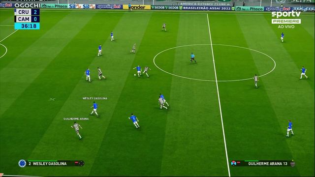 CRUZEIRO X ATLETICO-MG - CAMPEONATO MINEIRO 2023 - 13/02/2023 - PES 21 смотреть онлайн