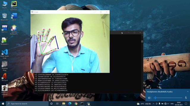 AI Hand Gesture Volume Controller | Python Project by- Suraj Babu смотреть онлайн