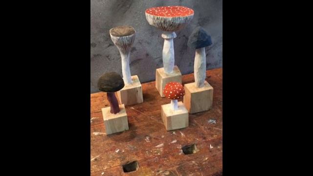 mushrooms made from wood ideas. Идеи грибов из дерева смотреть онлайн