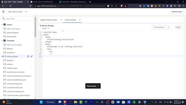 How to Add HTML Code to Shopify (2023) Step by Step Tutorial смотреть онлайн