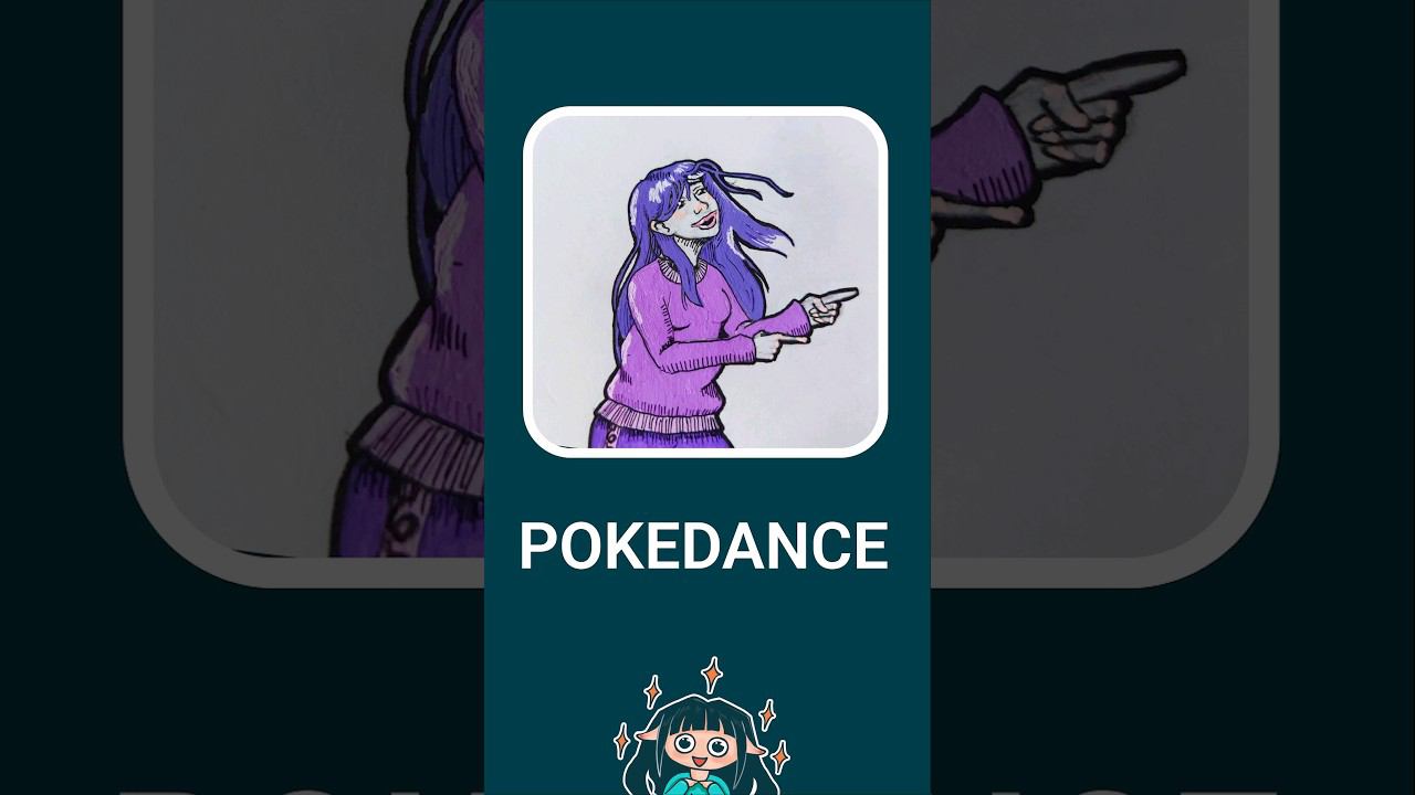 Pokedance гелевыми ручками #art #скетч #арт #рисунок #рисование