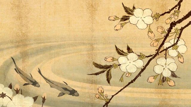Traditional Japanese Music | Koi Pond | Shamisen, Koto & Taiko Music смотреть онлайн