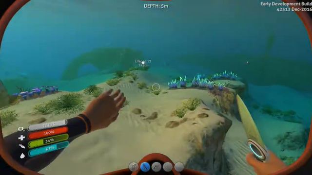 Subnautica Ep. 2 Knife fighting a fish смотреть онлайн