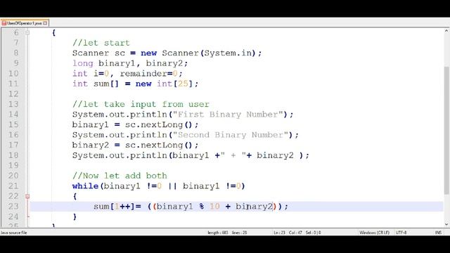 Write a Java program to add two binary numbers ? смотреть онлайн