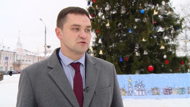Анонс новогодних мероприятий в Вологде смотреть онлайн