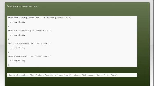 remove mm/dd/yyyy on placeholder input type date смотреть онлайн