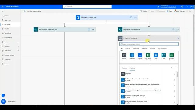 How to Create a Parallel Branch Flow in Power Automate смотреть онлайн