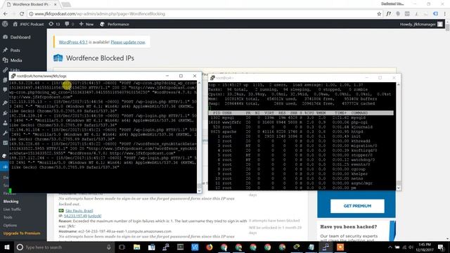 Distributed Brute Force WordPress Login Attack calmed by WordFence смотреть онлайн