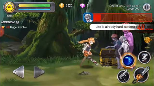 Прохождение игры: девочки убевают зомби. смотреть онлайн