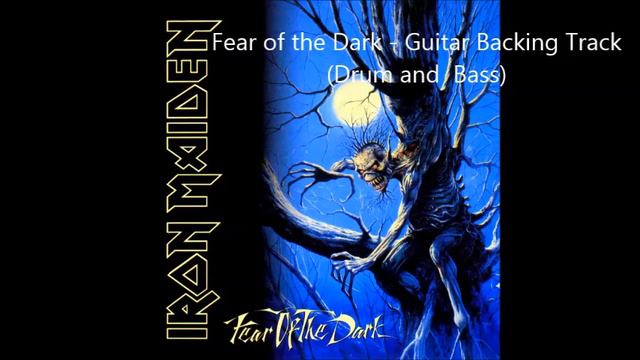 Fear Of The Dark - Guitar Backing Track (Drum and Bass) смотреть онлайн