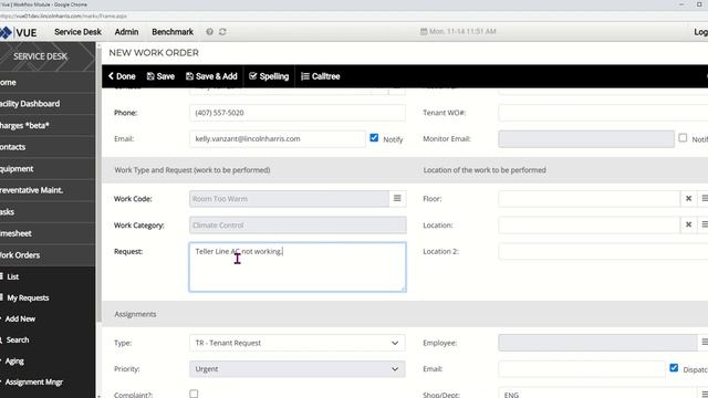 VUE Desktop - How to Create a Work Order смотреть онлайн