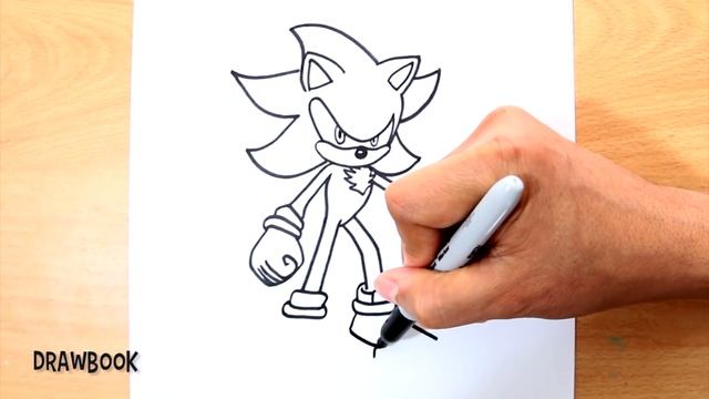 How to draw SHADOW | Sonic The Hedgehog смотреть онлайн