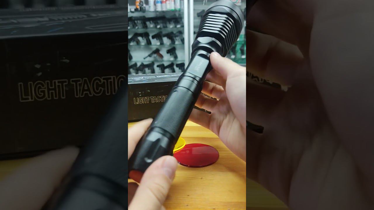 Фонарь тактический Patriot Q2800 (Выносная кнопка, сменные фильтры)