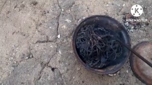 Обжиг медных проводов,без дыма,без доступа кислорода.