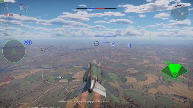 F 4E VS F 5C | Dogfight | War Thunder смотреть онлайн