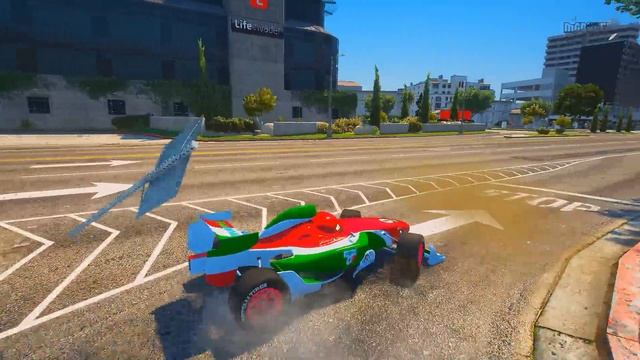 Сhallenge Pixar Cars Crazy Mega Ramp McQueen & Friends The King Francesco Bernoulli Chase Racelot смотреть онлайн