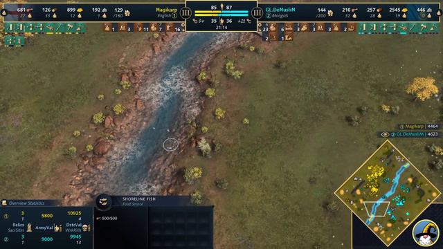 Which is Better?? Full Fish Eco or English Farms?! - Age of Empires IV смотреть онлайн