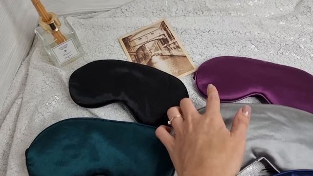 Шёлковая маска для сна, повязка на глаза смотреть онлайн