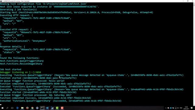 Запускаем Azure Functions локально используя эмулятор смотреть онлайн