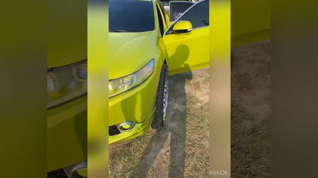 Custom Lime Gold Acura TSX On 28inch DUB Floaters смотреть онлайн