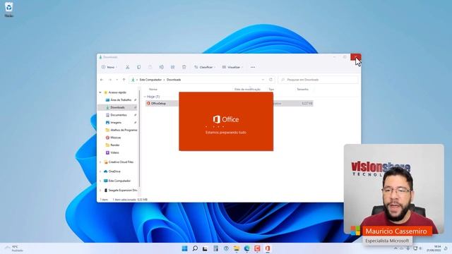 Baixando, instalando e ativando o Microsoft 365 Apps para Grandes Empresas no Windows 11 смотреть онлайн