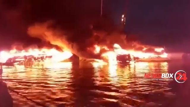 «Well-done» 18 яхт сгорели в Хорватии из-за прожарки стейка на камбузе смотреть онлайн
