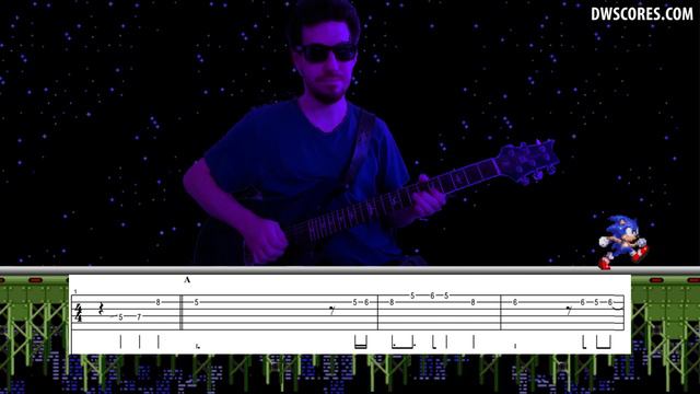 Sonic The Hedgehog Guitar with TABS - Every Stage смотреть онлайн