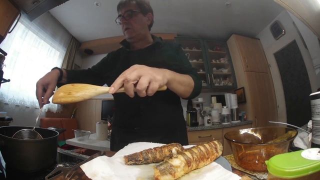 Риба хек (мерлуза) по сръбски смотреть онлайн