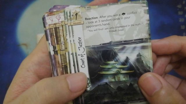 Unboxing: Justice for Satsume Dynasty Pack Legend of the Five Rings Living Card Game