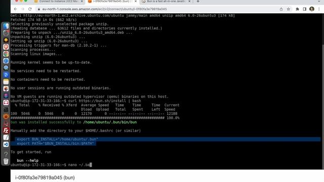 Bun.sh on AWS EC2 Instance смотреть онлайн