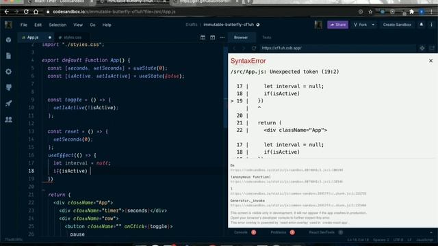 Build Timer in 5 mins with React смотреть онлайн