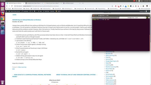 Add SSH Keys to Github/ Bitbucket on Windows смотреть онлайн