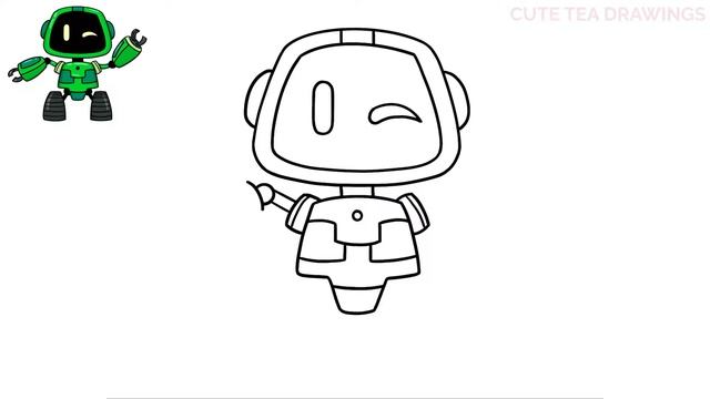 How To Draw Boogie Bot | Poppy Playtime Toy | Cute Easy Step By Step Drawing Tutorial смотреть онлайн