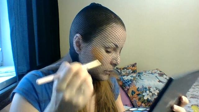 Макияж через чулки (сетку) Макияж русалки или змеи смотреть онлайн