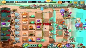 Plants vs Zombies 2: Big Wave Beach - Day 25 Walkthrough