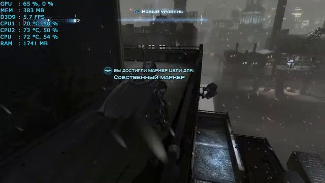 Batman Arkham Origins: Тест игры на очень слабом ноутбуке! смотреть онлайн