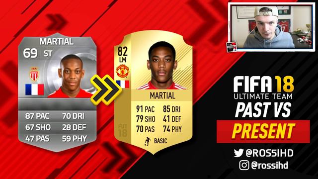 Man Utd players THEN AND NOW! Fifa 09 - Fifa 18!! FIRST EVER FIFA CARDS!! смотреть онлайн