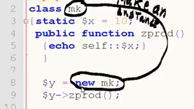 PHP OOPs, Static Variables, Run the program смотреть онлайн