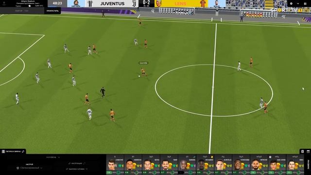 Football manager 2021 Карьера за Ланс № 25. Ювентус в 1/4 ЛЧ и удаления... смотреть онлайн