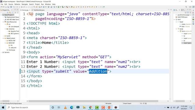 Servlet Tutorial | JSP Tutorial | Advanced Java Tutorial| First Project using Servlet смотреть онлайн